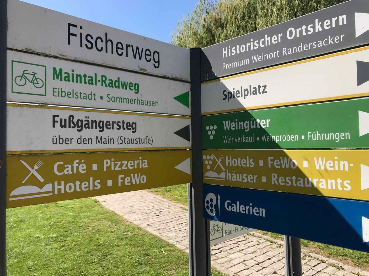 Ferienwohnung Am Weinberg Randersacker Buitenkant foto